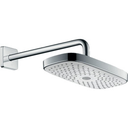Верхний душ Hansgrohe Raindance Select E 300 2jet 27385400, латунь, белый/хром - фото 