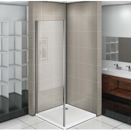 Боковая стенка Bas Infinity SP-90-C-CH 90 см хром/прозрачное - фото 