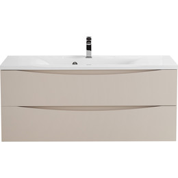 Тумба подвесная с раковиной BelBagno MARINO-1200-2C-SO-CO-P 120 см, Crema Opaco - фото 