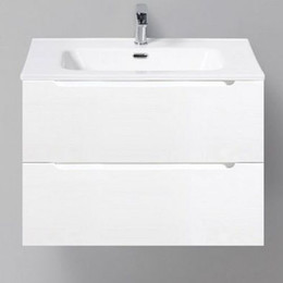 Тумба подвесная с раковиной BelBagno ETNA-700-2C-SO-BL-P 70 см, Bianco Lucido, Цвет фасада: Bianco Lucido - фото 