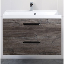 Тумба подвесная с раковиной BelBagno AURORA-800-2C-SO-PP 80 см, Pino Pasadena, Цвет фасада: Pino Pasadena - фото 