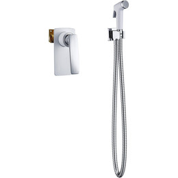 Набор для гигиенического душа Timo Helmi 4089/00-16SM, хром/белый - фото 