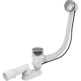 Сифон для ванны AlcaPlast A55KM-80, металл - фото 
