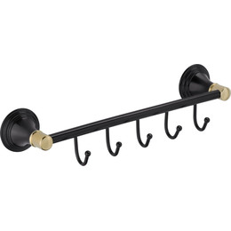 Набор крючков Fixsen Luksor FX-71605-5B, цвет черный - фото 