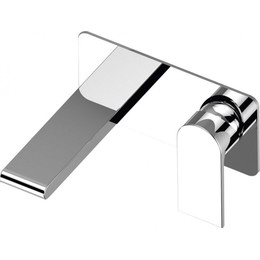 Смеситель для раковины настенный BelBagno Nova NOV-BLVM-IN, сатин, Цвет производителя: сатин - фото 