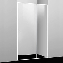 Душевая дверь WasserKraft Rhin 120 см 44S05, белый/прозрачное - фото 