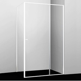 Душевое ограждение WasserKraft Rhin 100х90 см 44S22, белый/прозрачное - фото 