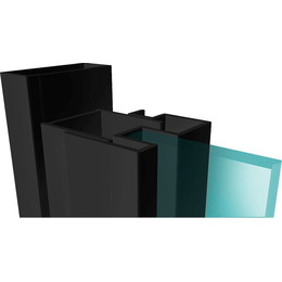 Расширительный профиль RGW A-06B 1 см 32270600-04, черный - фото 