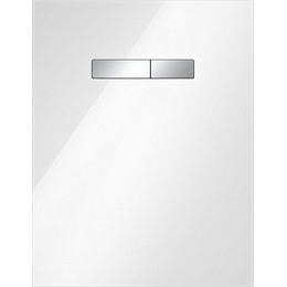 Верхняя панель TECElux 9650001, стекло белое, клавиши хром - фото 