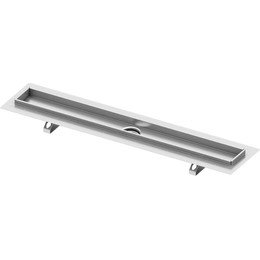 Трап TECEdrainline 80 см 600800, нержавеющая сталь (под плитку), Цвет производителя: хром, Размер трапа: 800 - фото 