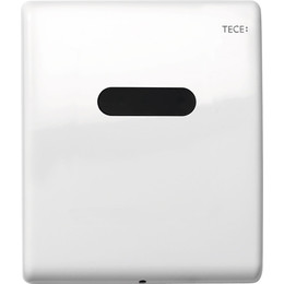 Кнопка смыва с инфракрасным датчиком TECEplanus Urinal 230/12 В 9242357, металлическая, белый глянцевый - фото 