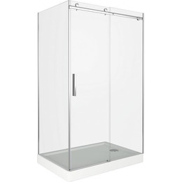 Душевое ограждение Bas Altair WTW+SP C-CH 110х90 см (стекло 8 мм) хром/прозрачное - фото 