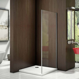 Боковая стенка Bas Latte SP-100-G-WE 100 см алюминий/матовое - фото 