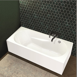 Ванна акриловая Riho Lazy right plug & play 170x75 см B079005005, Размер - мм: 1700х750 - фото 