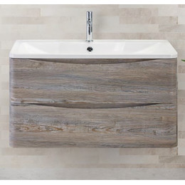 Тумба подвесная с раковиной BelBagno ACQUA-800-2C-SO-PS 80 см, Pino Scania, Цвет фасада: Pino Scania - фото 