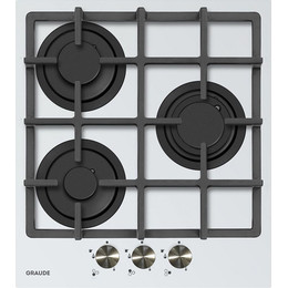 Газовая варочная поверхность Graude GS 45.1 W (белое стекло) - фото 
