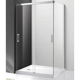 Душевое ограждение Cezares 120х90 см TANDEM-SOFT-AH-2-120/90-P-Cr-L, хром/матовое - фото 