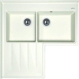 Кухонная мойка Florentina Адрия 20.380.L0960.201, жасмин, Цвет производителя: жасмин - фото 