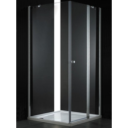 Душевое ограждение Cezares 90х90 см ELENA-W-A-12-90-P-Cr-L, хром/матовое - фото 