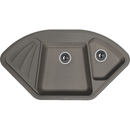 Кухонная мойка Florentina Капри 20.185.J1060.102, чёрный - фото 