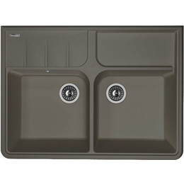 Кухонная мойка Florentina Вилладжио 20.385.F898.302, антрацит, Цвет производителя: чёрный - фото 