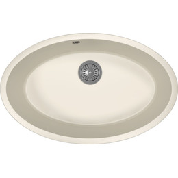 Кухонная мойка Florentina Вега овал 22.430.E0650.201, жасмин, Цвет производителя: жасмин - фото 