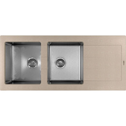 Кухонная мойка Florentina Комби 1160, песочный, Цвет производителя: песочный - фото 