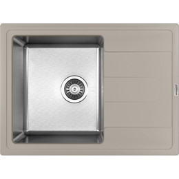 Кухонная мойка Florentina Комби 650 21.390.B0650.305, грей, Цвет производителя: грей - фото 