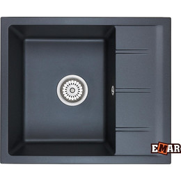 Кухонная мойка Emar EMQ-1580.Q, морион, Цвет производителя: морион - фото 