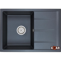 Кухонная мойка Emar EMQ-1700.Q, морион - фото 