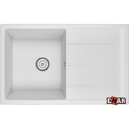 Кухонная мойка Emar EMQ-1800.Q, агат, Цвет производителя: агат - фото 