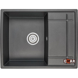 Кухонная мойка Emar EMQ-1650.Q, морион, Цвет производителя: морион - фото 