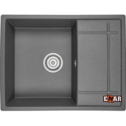 Кухонная мойка Emar EMQ-1650.Q, антрацит, Цвет производителя: антрацит - фото 