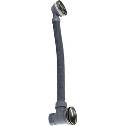 Сифон для ванны WasserKraft Wiese A205, оружейная сталь - фото 