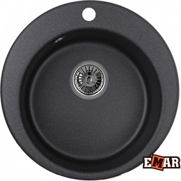 Кухонная мойка Emar EMQ-1475.C, морион, Цвет производителя: морион - фото 