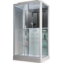 Гидробокс Loranto Selak CS 129 L 150х90х215, белый/прозрачное - фото 