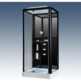 Гидробокс Loranto Selak CS 126-3A L 100х90х215, чёрный/прозрачное - фото 