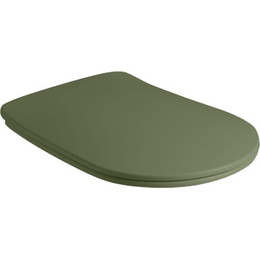 Сиденье с крышкой для унитаза Kerasan Nolita микролифт 539111, verde - фото 