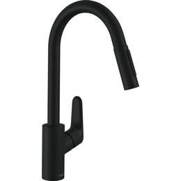 Смеситель для кухни Hansgrohe Focus 240 31815670, черный - фото 