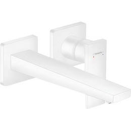 Смеситель для раковины настенный Hansgrohe Metropol 32526700, белый - фото 