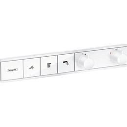 Смеситель для ванны с термостатом Hansgrohe RainSelect 15381700, белый - фото 
