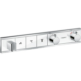 Смеситель для душа с термостатом Hansgrohe RainSelect 15356400, белый/хром - фото 