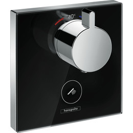 Термостат для душа Hansgrohe ShowerSelect Highflow 15735600, черный/хром - фото 