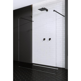 Душевая перегородка Radaway Modo X Black I 120х200 см 388324-54-01 (стекло 10 мм), черный/прозрачное - фото 