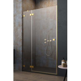 Душевая дверь Radaway Essenza Pro Gold DWJ 110 см 10099110-09-01L, золото/прозрачное - фото 