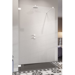 Душевая перегородка Radaway Essenza Pro White Walk-in 70х200 см 10103070-04-01, белый/прозрачное - фото 