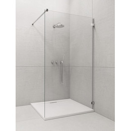 Душевая перегородка Radaway Euphoria Walk-in V 90х200 см 383111-01-01 (стекло 8 мм) , хром/прозрачное - фото 