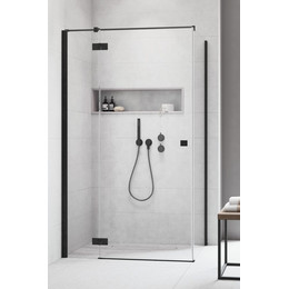 Душевое ограждение Radaway Essenza New Black KDJ 120х90 см L, черный/прозрачное - фото 