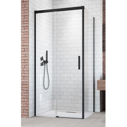 Душевое ограждение Radaway Idea Black KDJ 100х75 см L, черный/прозрачное - фото 