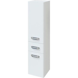 Пенал подвесной Mirsant Fuji 35 см L, белый - фото 